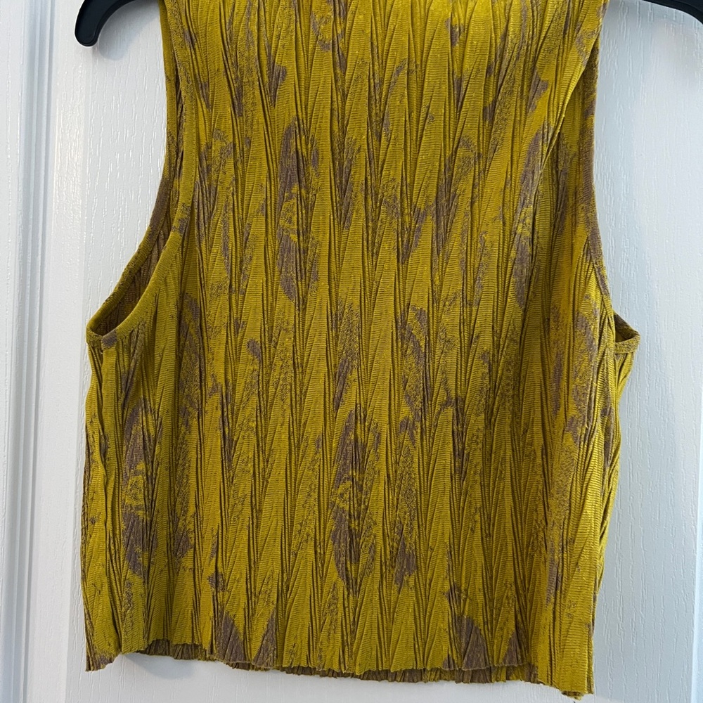 Mustard Yellow Sleeveless Top